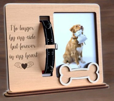 Pet Memorial collar picture frame