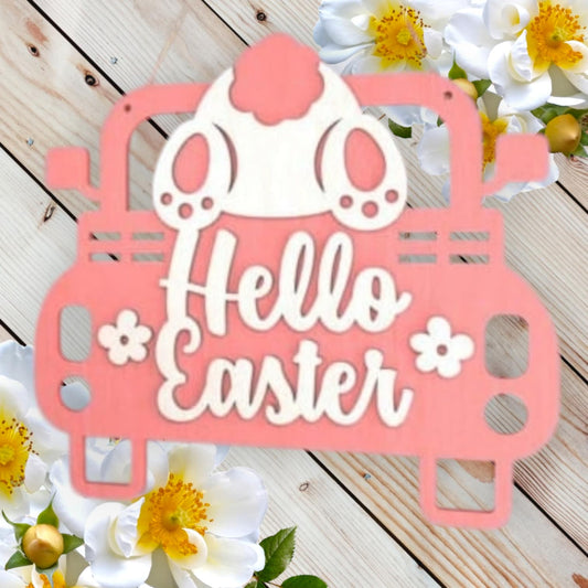 Hello Easter Door hanger