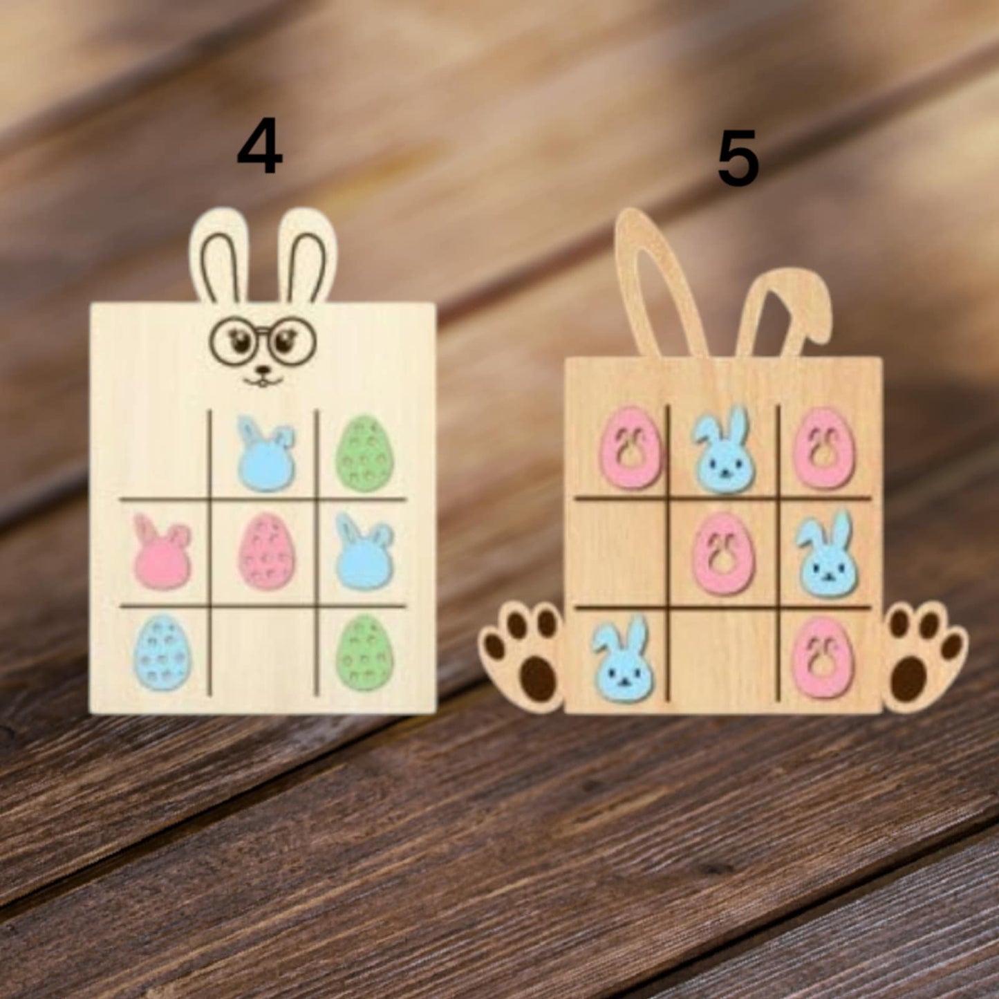 Tic Tac Toe Easter Board