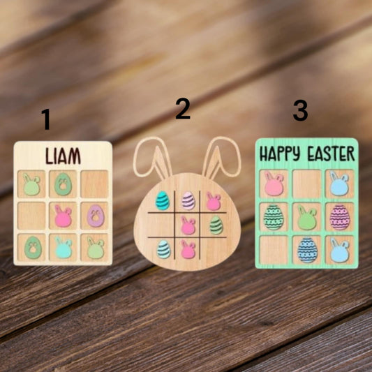 Tic Tac Toe Easter Board